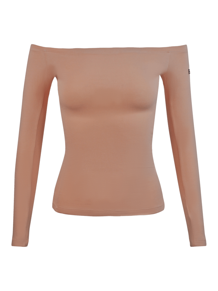 Maglia in Bambù con Scollo a Barca Donna - 1