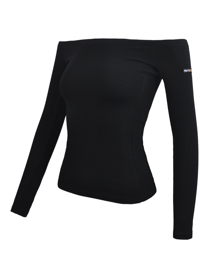 Pullover Damen aus Bambus mit U-Boot-Kragen – Bild 2