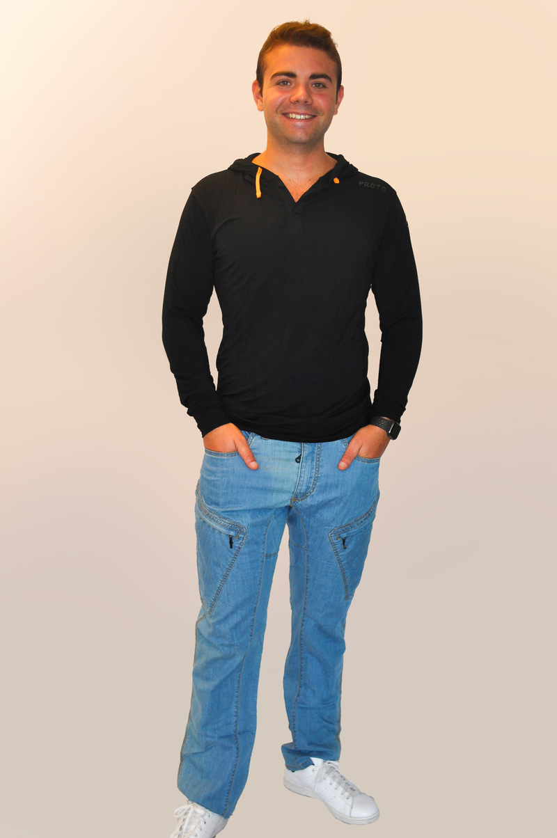 Maglia Uomo in Bambù con Cappuccio - 2