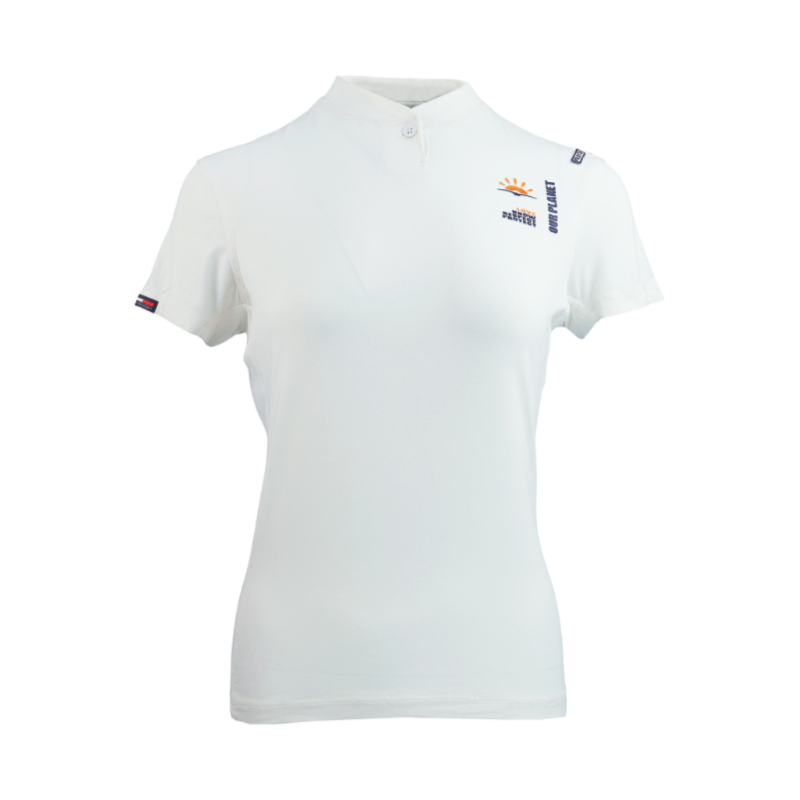 T shirt in Bambù con Bottone Donna Stampata - 1