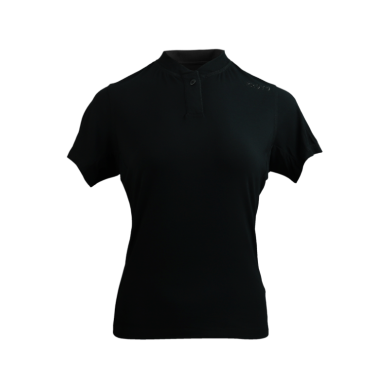 T shirt in Bambù con Bottone Donna - 1