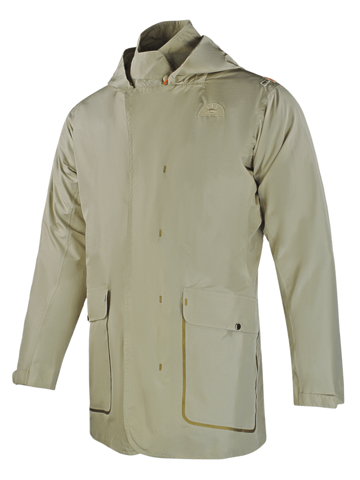 Trenchcoat Herren aus Seide mit Kapuze – Bild 2