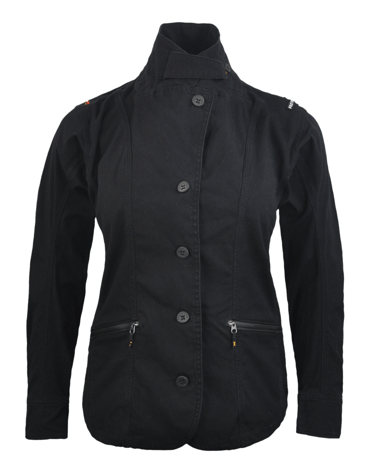 Blazer Nero Donna in Cotone Organico - 1
