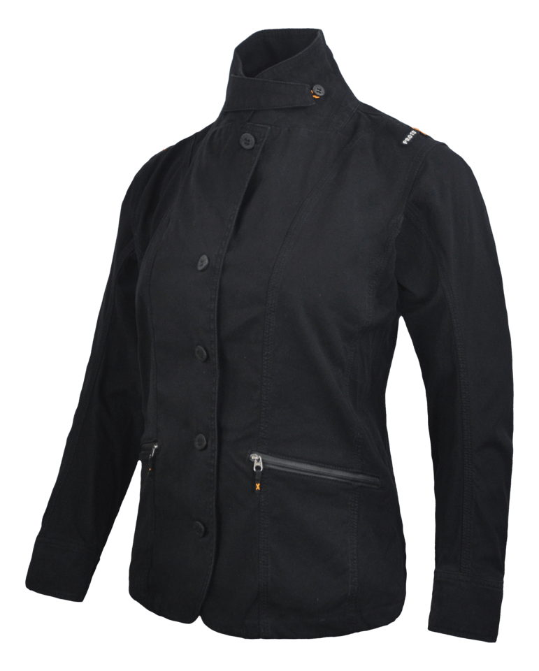 Blazer Nero Donna in Cotone Organico - 3