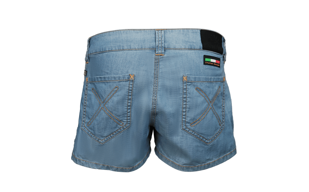 Kurze hosen damen jeans mit Seitenöffnungen – Bild 2