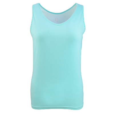 Canotta sportiva con reggiseno integrato in Cotone Organico - 2